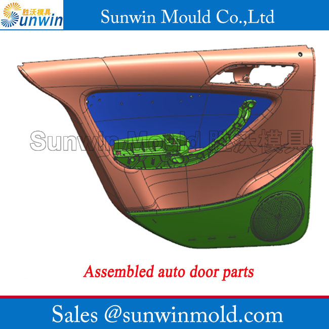 assembled auto door parts design